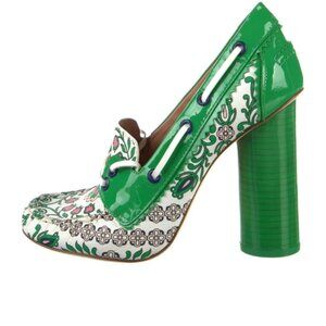 HARD TO FIND Tory Burch Leather Floral Print Pumps
